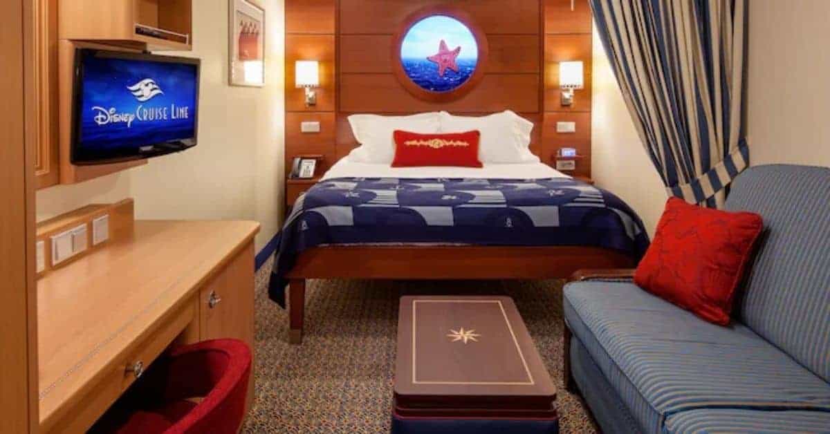 Inside Stateroom on the Disney Dream