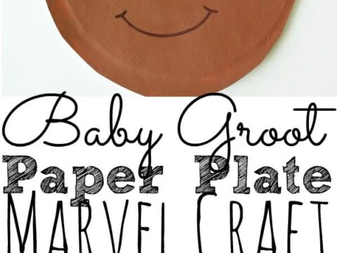 Image for Paper Plate Baby Groot Craft