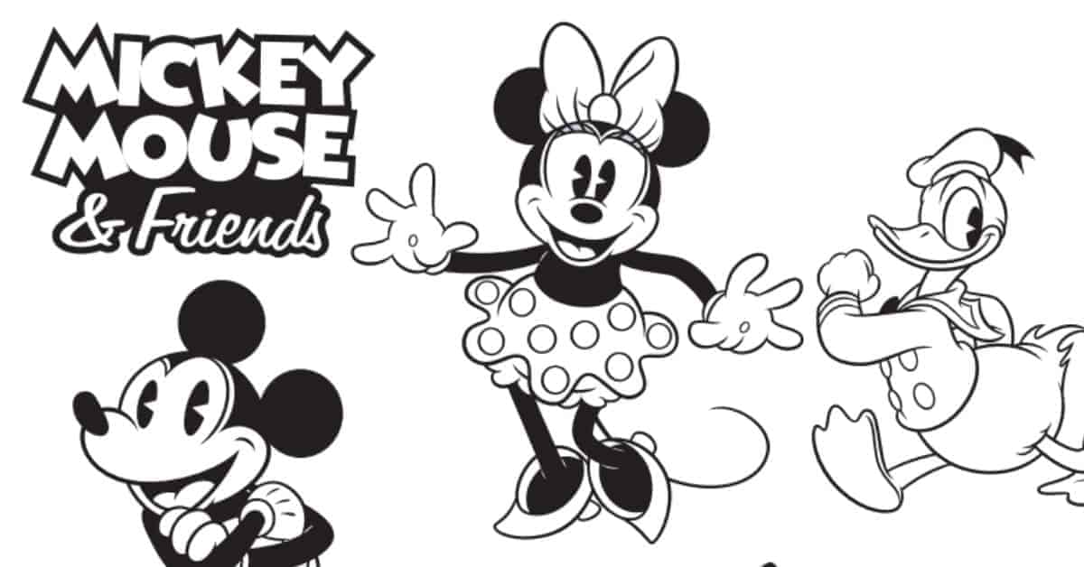 coloring book pages disney