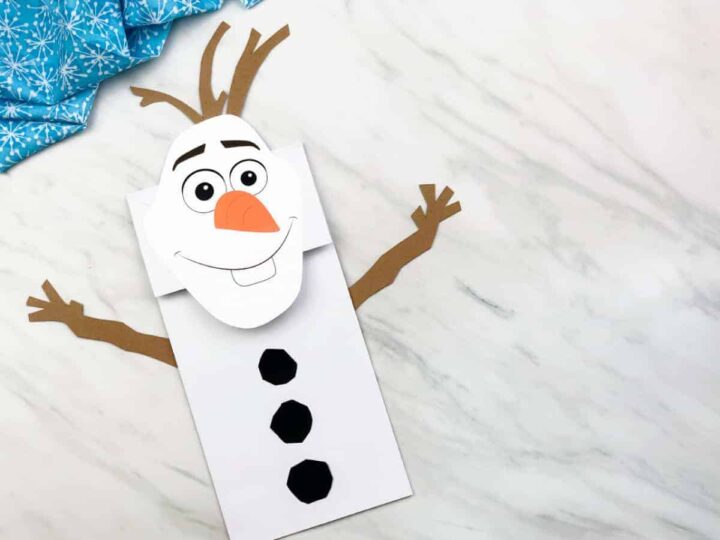 Image for Paper Bag Olaf Craft For Kids