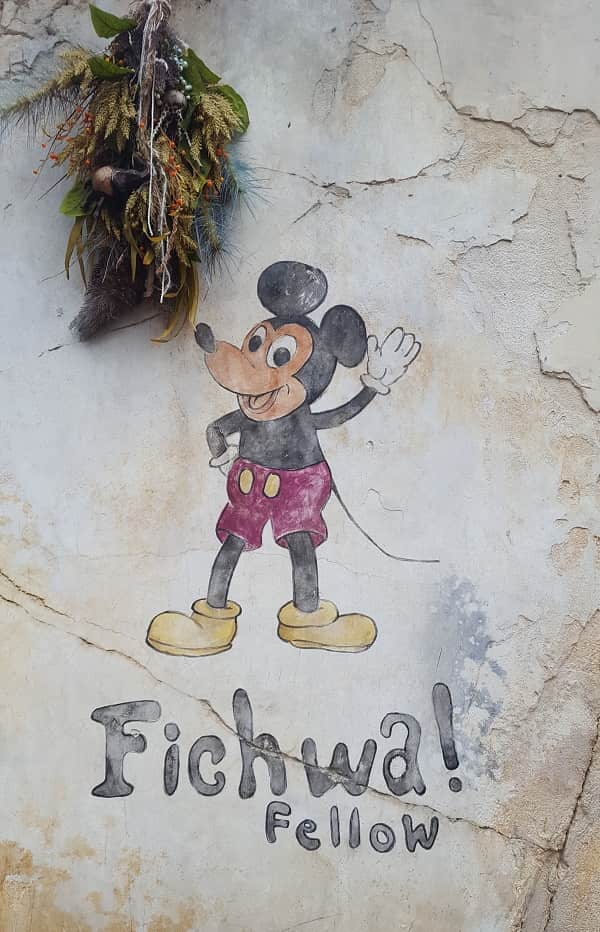 Mickey Mouse Mural in Animal Kingdom