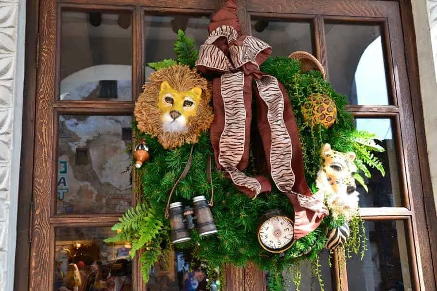Animal Kingdom Christmas Wreath