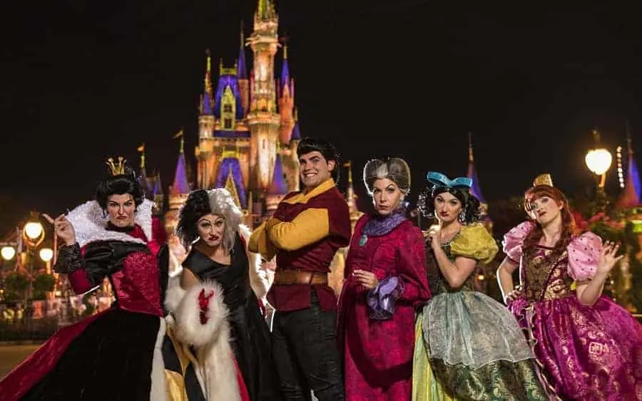 Disney Villains after hours at Magic Kingdom