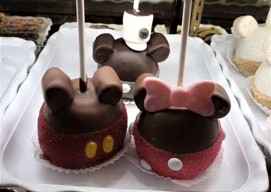 Mickey Mouse Candy Apple