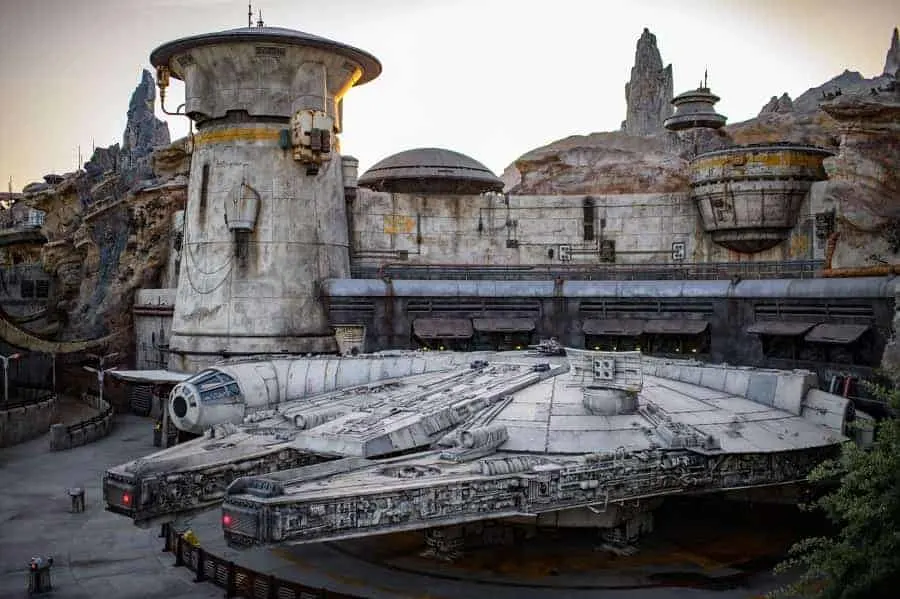 Millennium Falcon in Disneyland