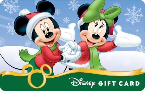Disney Christmas Giftcard