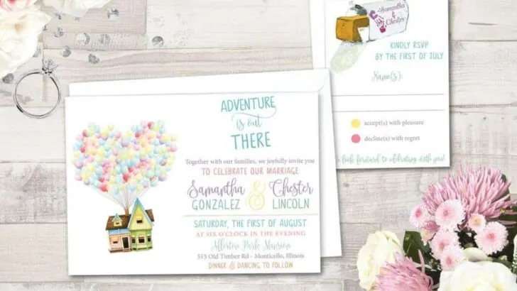 Beautiful Disney Wedding Invitations