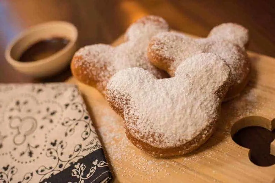 Mickey Beignets in Disneyland