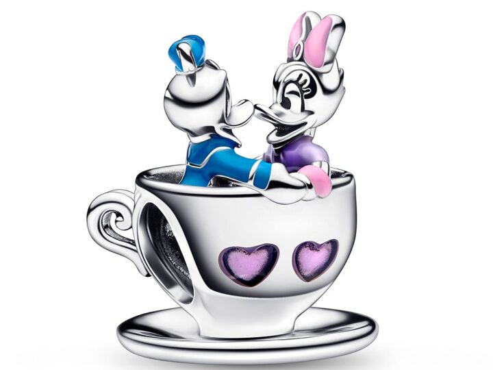 Image for Donald Duck and Daisy Duck Teacup Charm by Pandora 