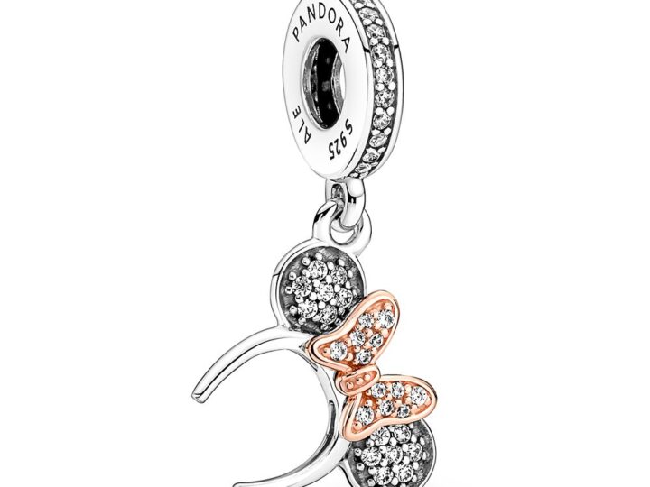 Image for Minnie Mouse Pavé Ear Headband Dangle Charm by Pandora