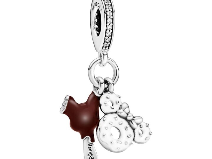 Image for Mickey Mouse Ice Cream and Donut Dangle Charm by Pandora
