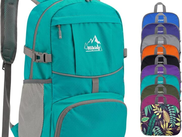 Image for WATERFLY Small Lightweight Packable Hiking Backpack Foldable Travel Daypack