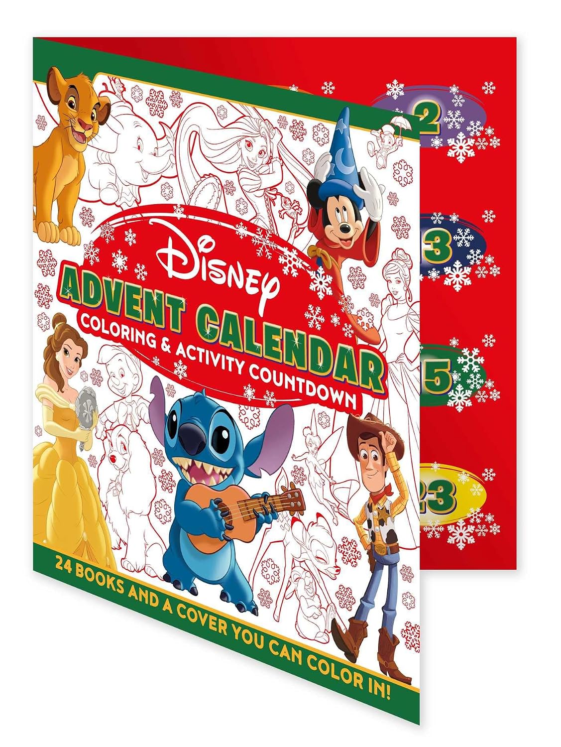 Image for Disney: Advent Calendar Coloring & Activity Countdown