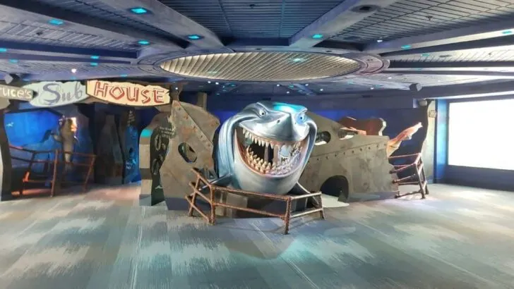 Bruce's Sub House in the Aquarium