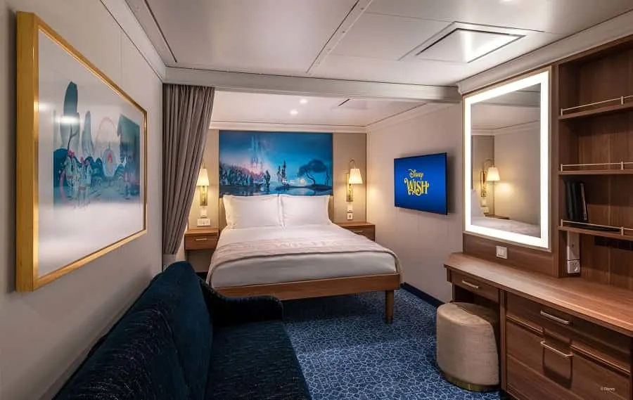 Disney Wish Interior Stateroom