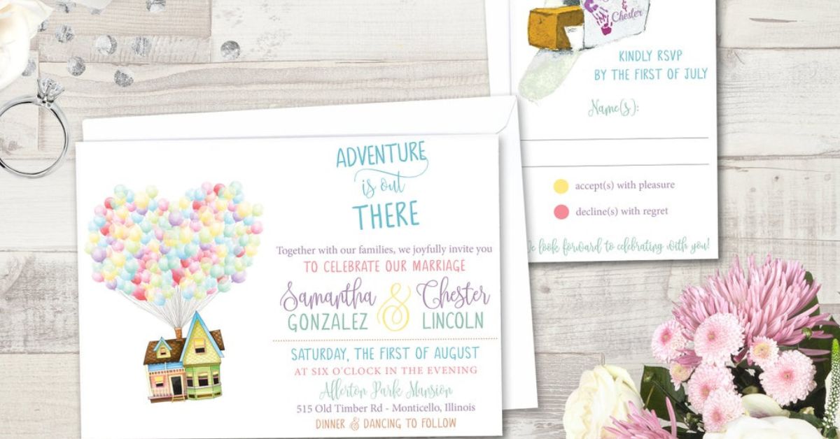 Disney Wedding Invites