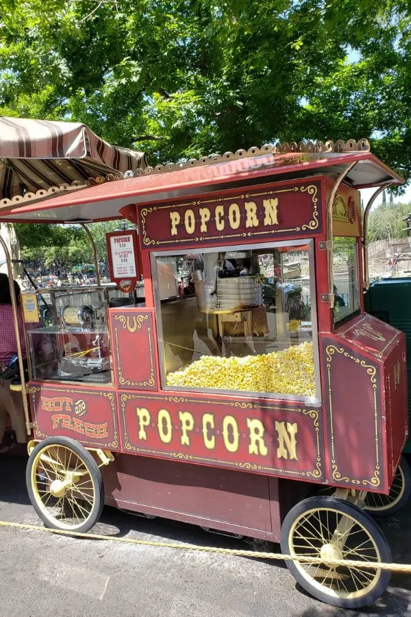 Disneyland Popcorn Cart