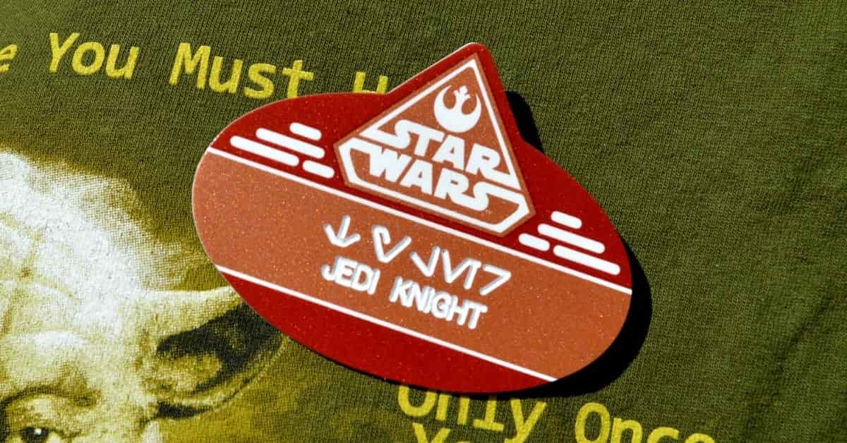 Star Wars Name Tag at Hollywood Studios