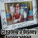 Creating a Disney Autographed Picture Frame