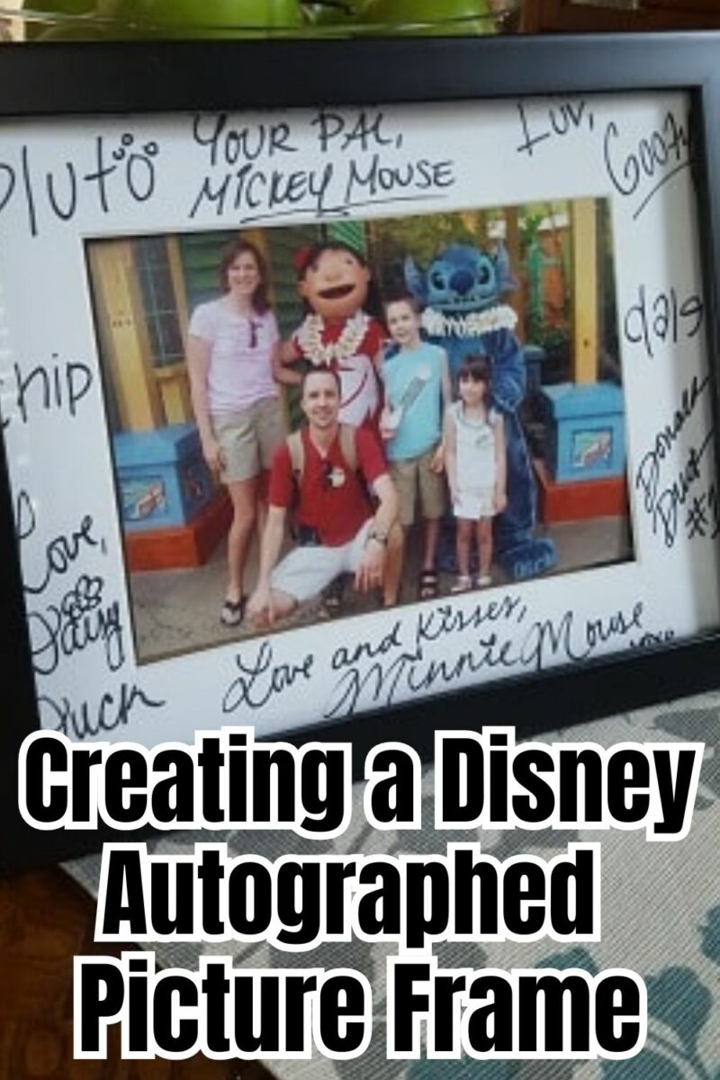 Disney Autographed Picture Frame, The Perfect Souvenir