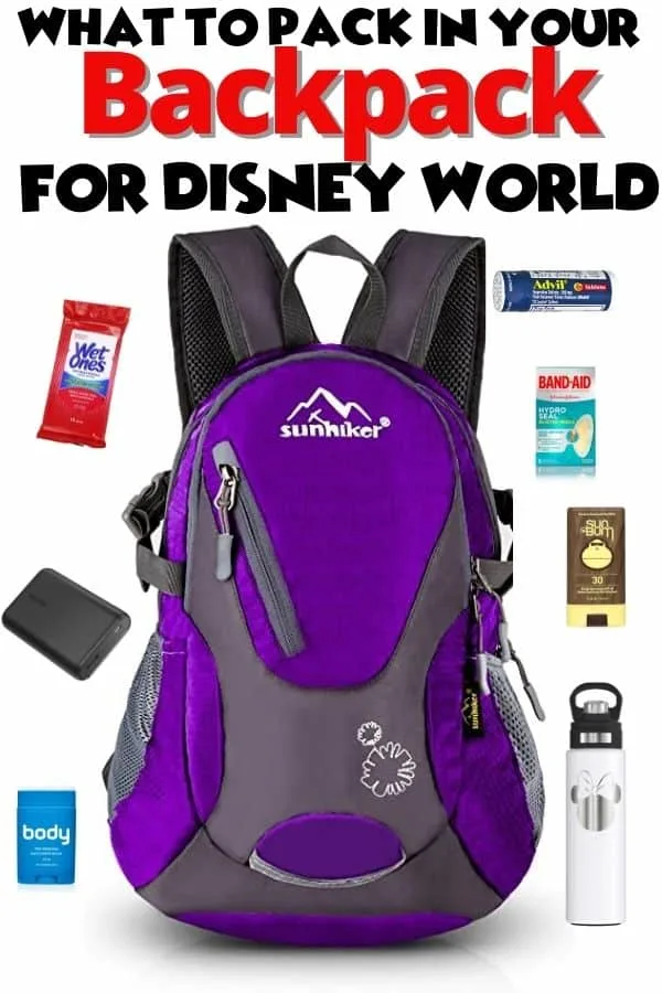 What to Pack in Your Disney World Backpack