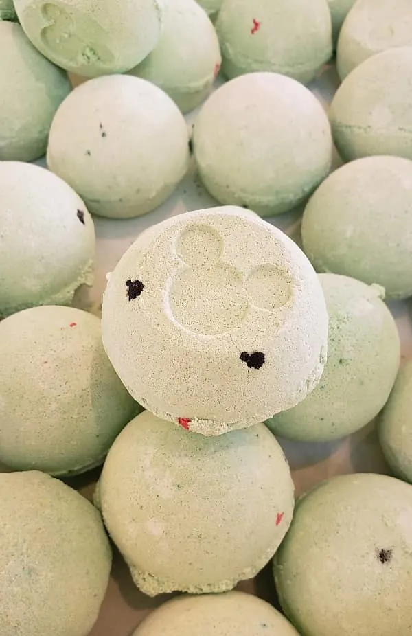 Mickey Mouse Bath Bombs at Basin in Disney Springs