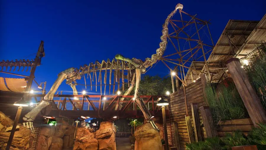 Boneyard in Animal Kingdom Dinoland USA