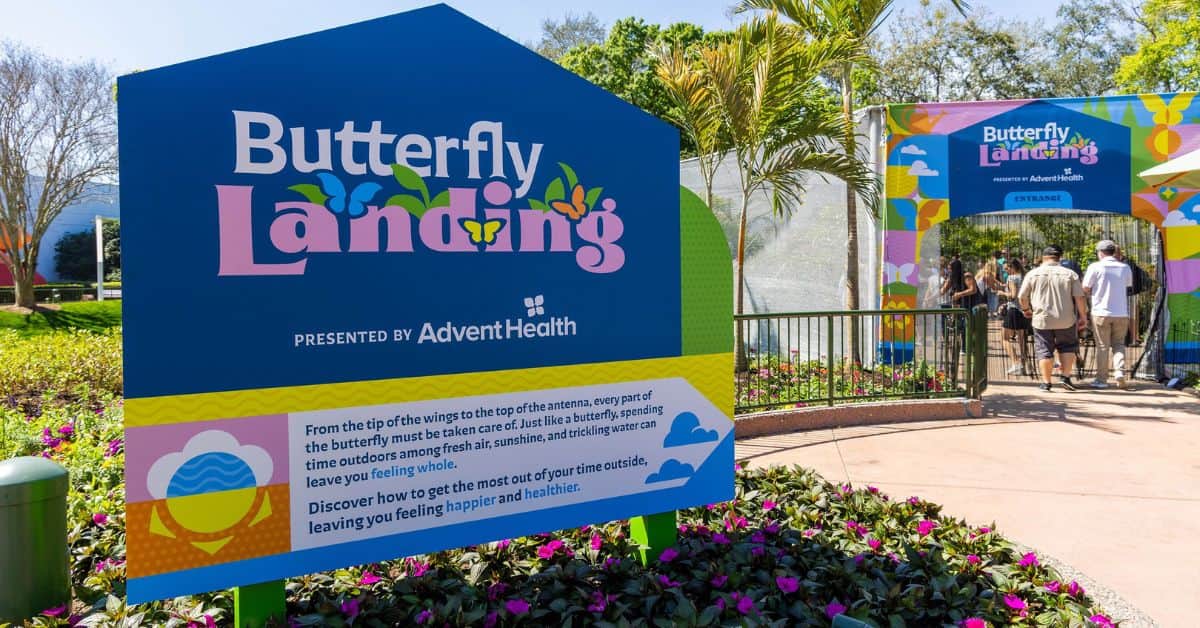 Butterfly House at the Epcot Flower & Garden Festival