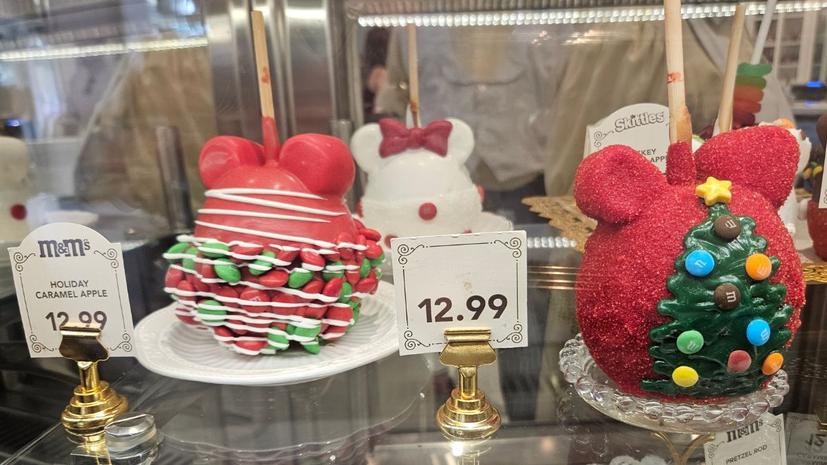 15 Disney Christmas Treats You Must Try in 2025 candy apples tree