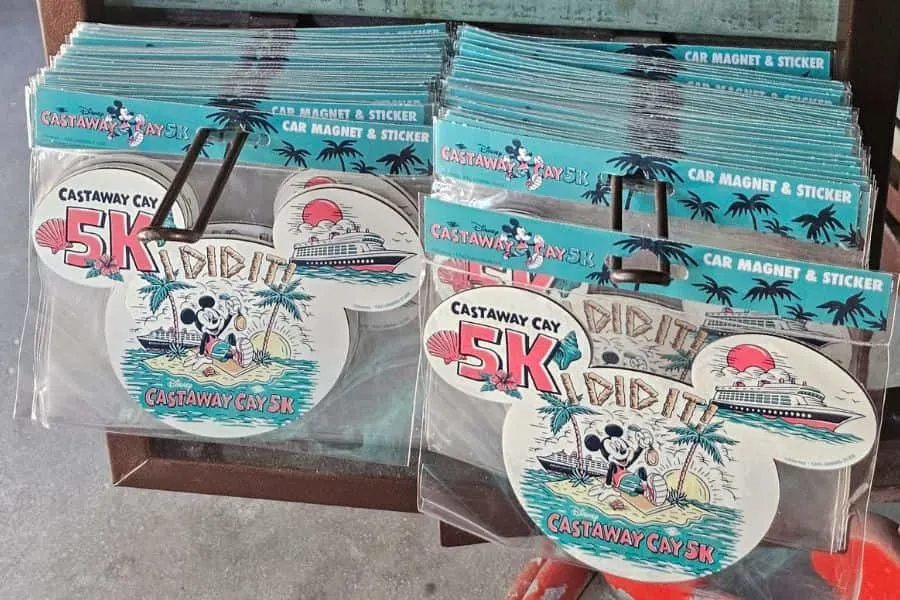Castaway Cay 5K Merchandise
