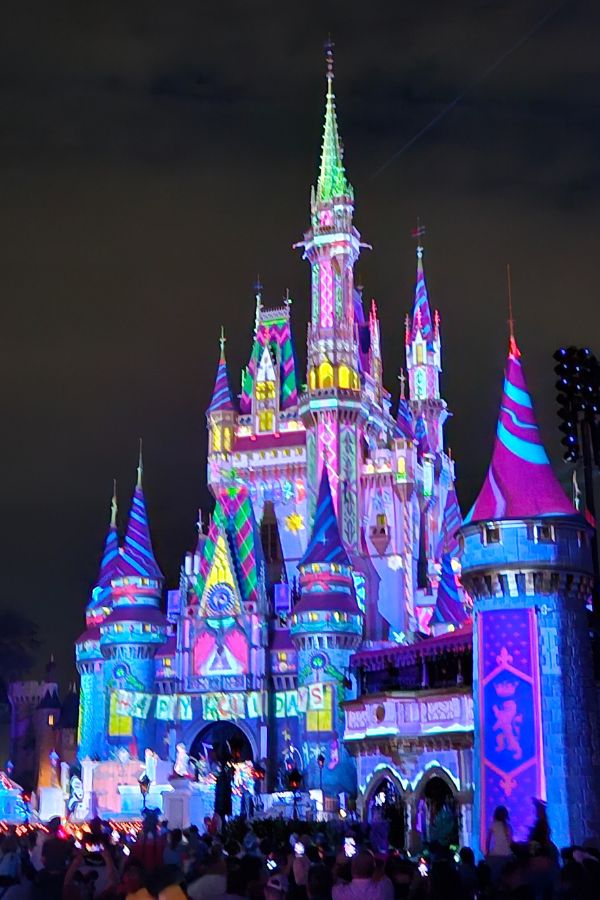 Cinderella Castle Holiday Display