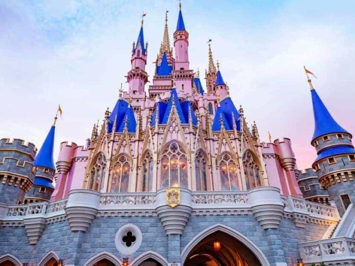 Newly Painted Cinderella Castle