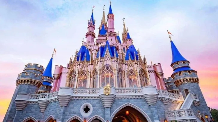 Newly Painted Cinderella Castle