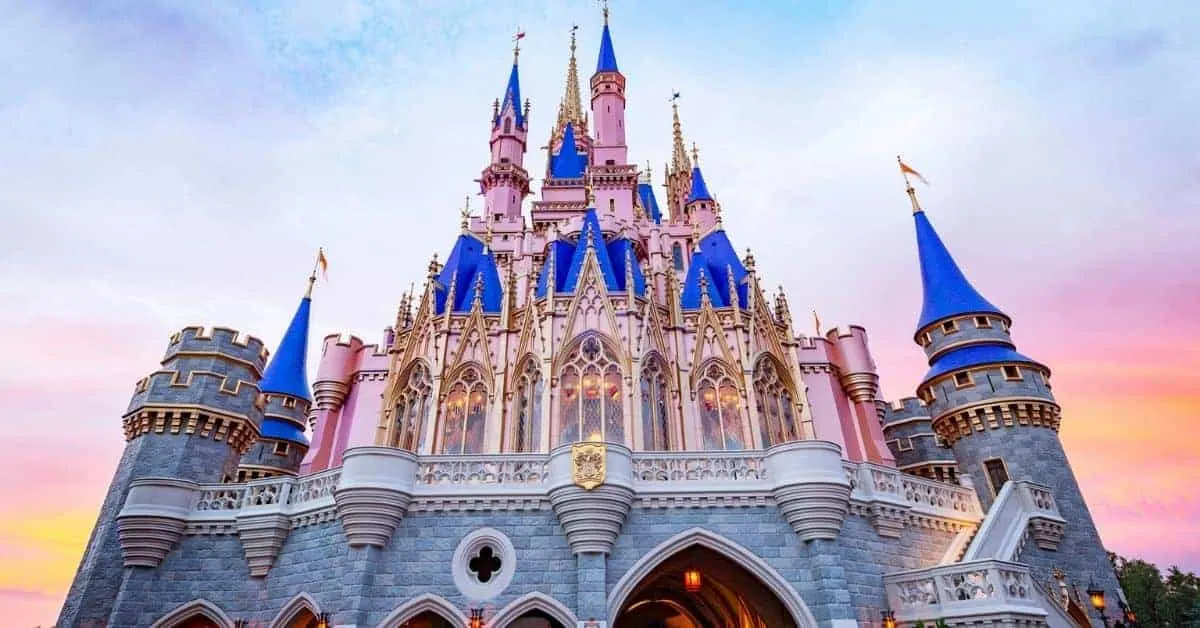 Newly Painted Cinderella Castle
