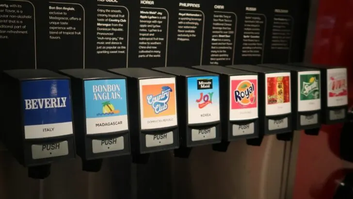 EPCOT Club Cool Soda Flavors