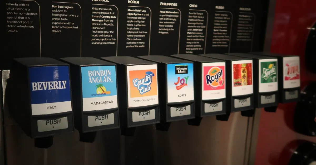 EPCOT Club Cool Soda Flavors