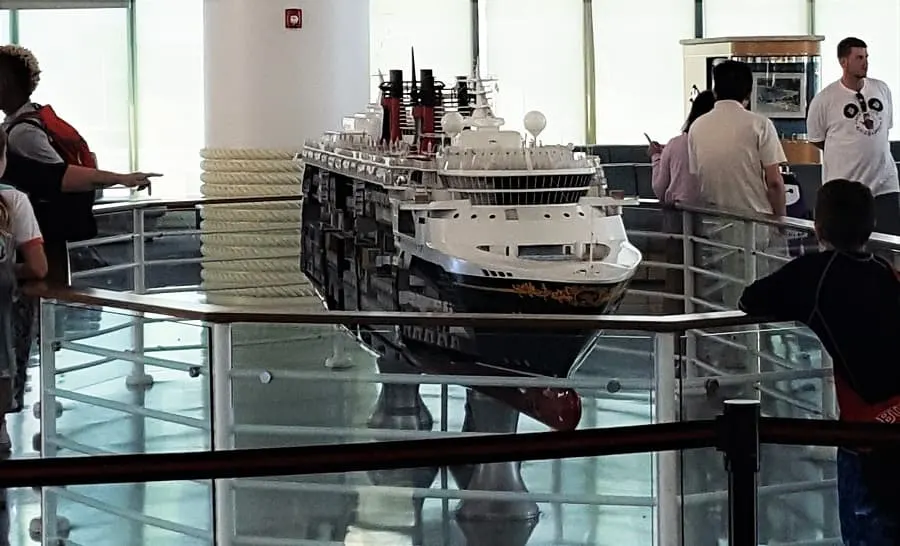 Ship Display at Cruise Terminal