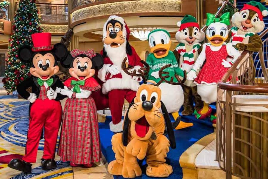 Disney Christmas Cruise Characters