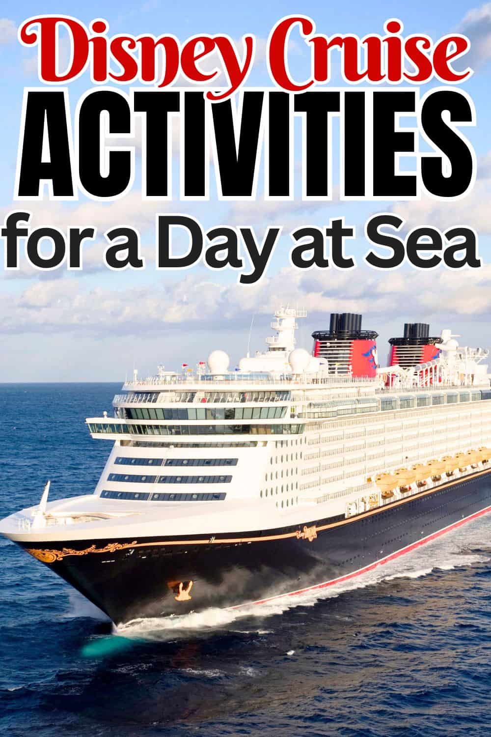 Things to do on a Disney Cruise Day at Sea