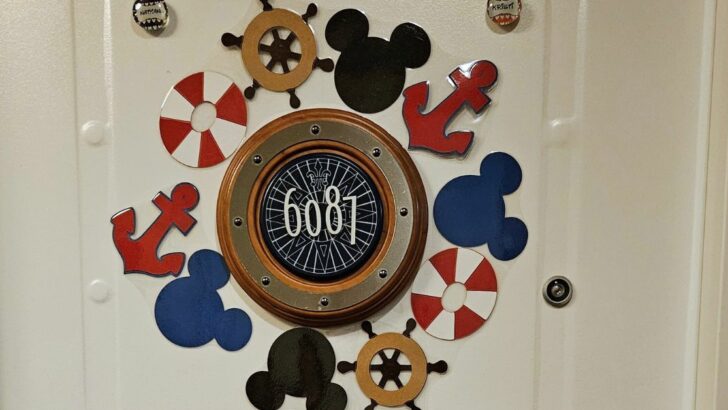 Disney Cruise Door with Magnets