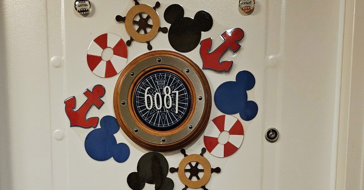 Disney Cruise Door with Magnets