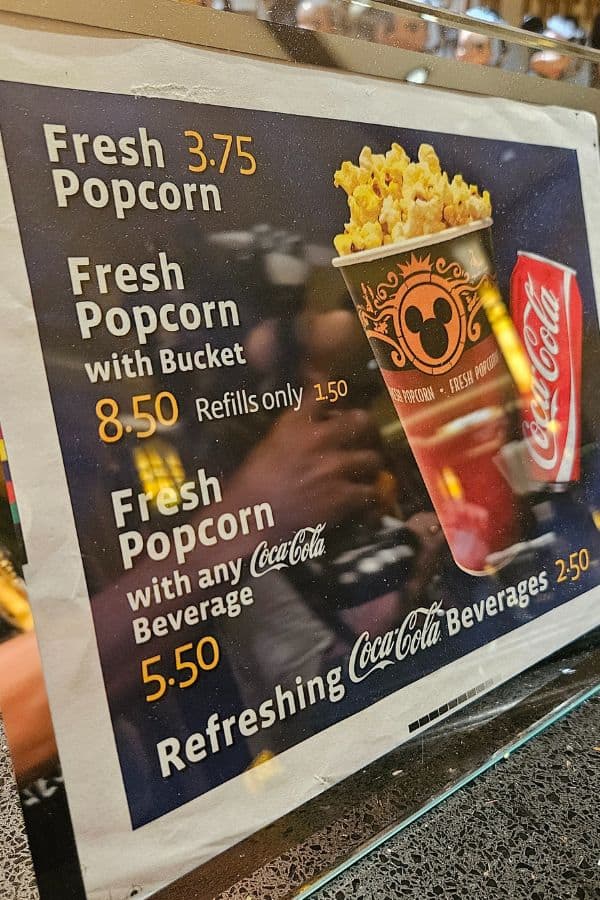 Disney Cruise Popcorn Deal