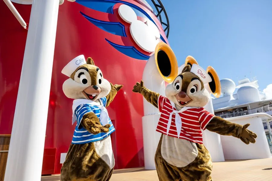 Disney Cruise Chipmunks