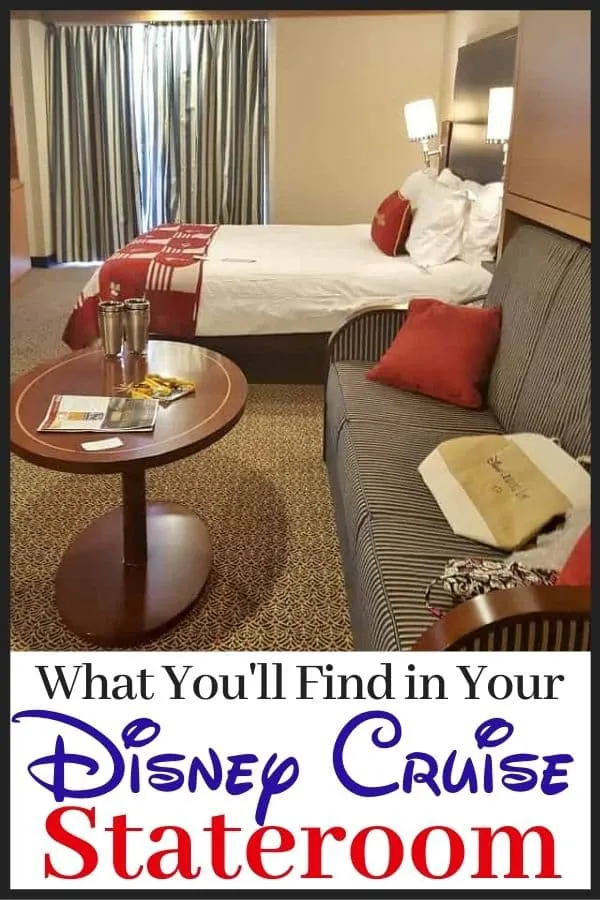Items in a Disney Cruise Stateroom