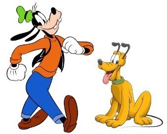 Goofy and Pluto are Dogs