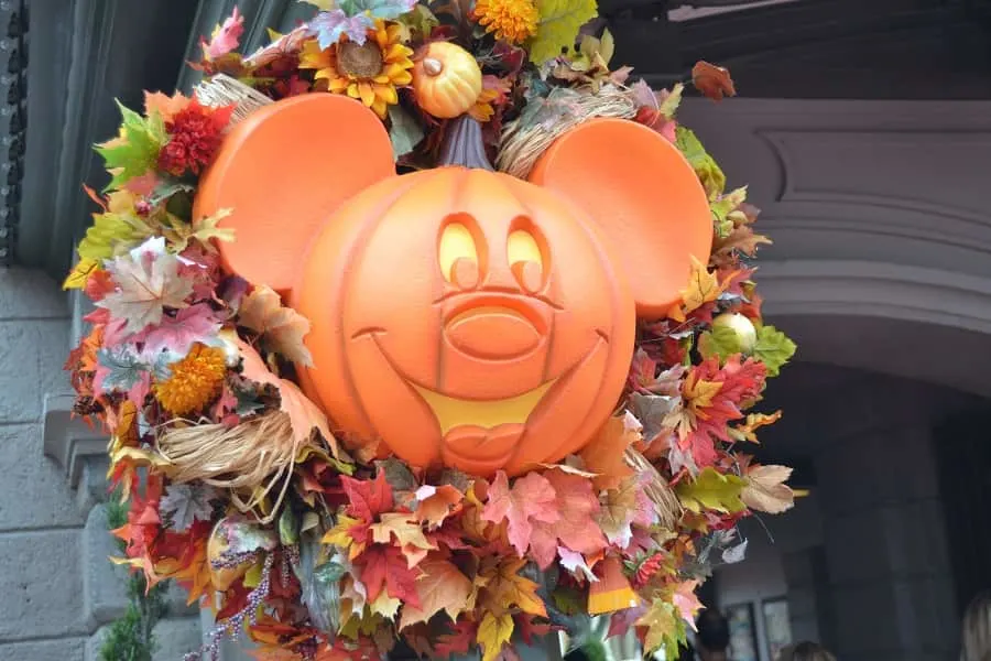 Disney Mickey Mouse Wreath for Halloween