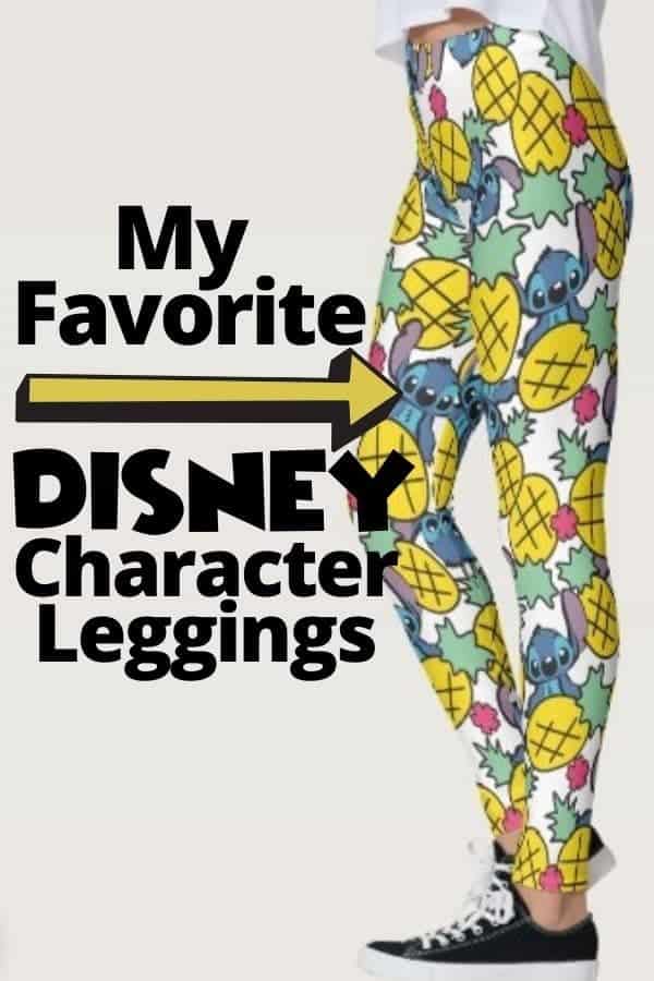 Character Pattern Disney Leggings for Women