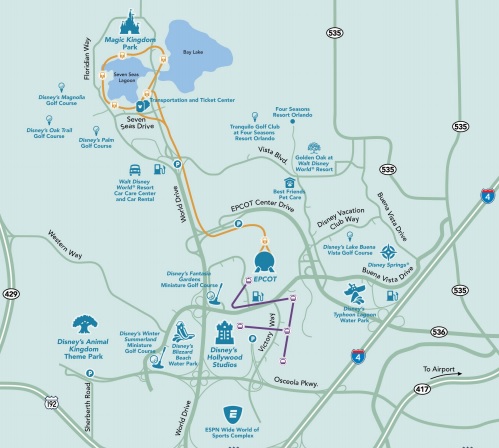 Disney World Map