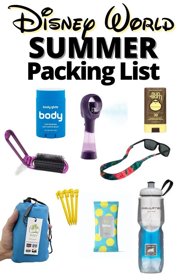 Disney World Summer Packing List