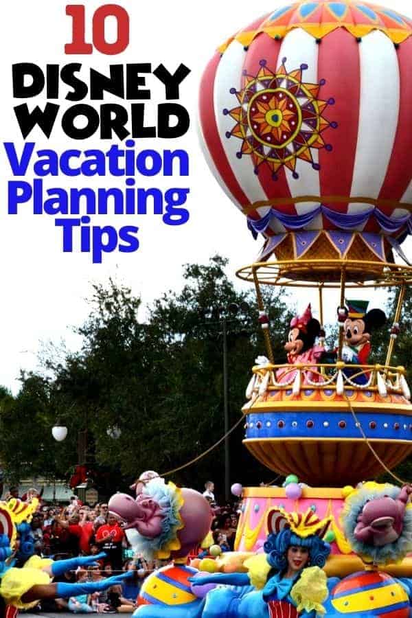 10 Disney World Vacation Planning Tips